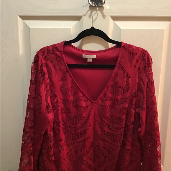 Red Lace Dress - Picture 9 of 12